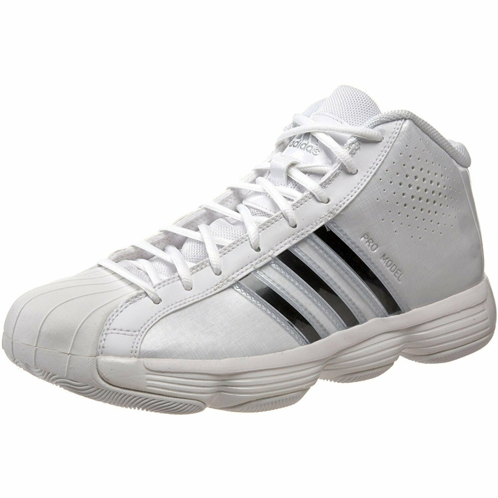 ADIDAS pro model 2010 White Silver size 14